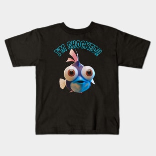 I'm Shocked Funny Fish T-Shirt Kids T-Shirt